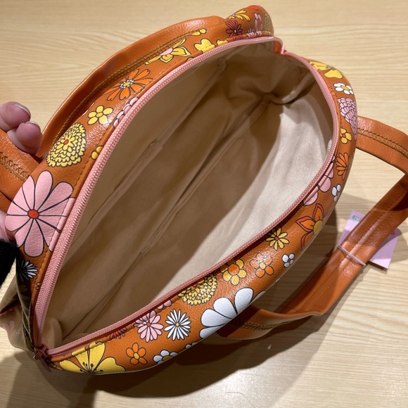 NWT Retro Hippy Floral Tote Bag - Picture 6 of 6